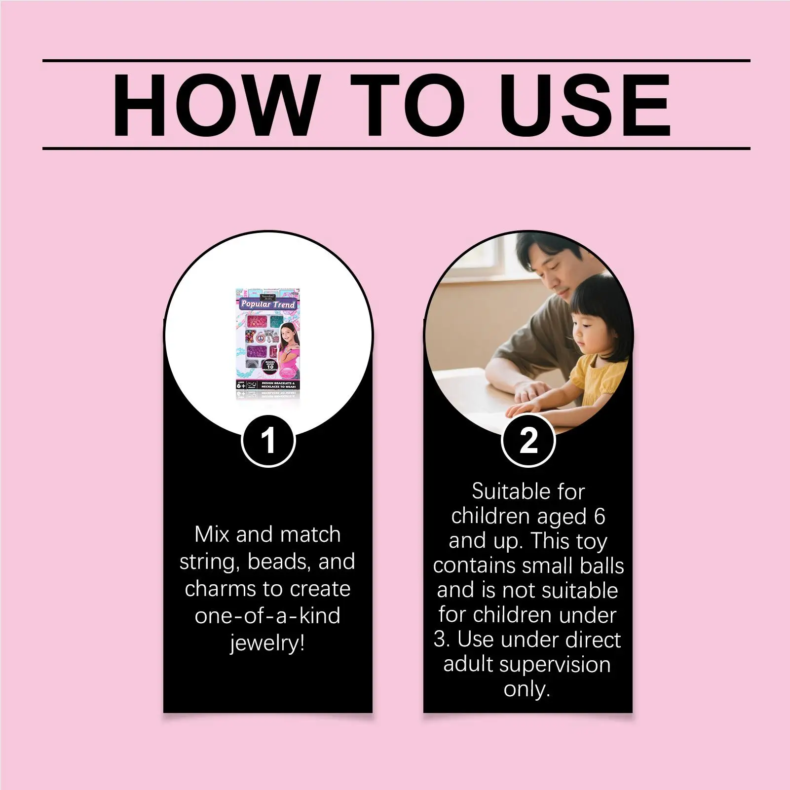 Bracelet Making Set for Kids Girls - Creative Craft Accessories for Teens, Party Crafting, Festival Birthday Christmas Gifts