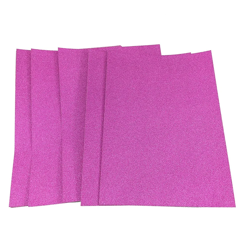

10Pcs Shiny Glitter Paper A4 Size Heavy Duty Craft Sheets for DIY Home Decor Collectibles Scrapbooking Rose Red