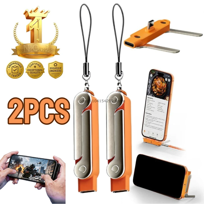 Ladekabelhalter 240W mit Integriertem Telefonständer USB-C für Faltbare Halterung Typ USB Typ C Flachladegerät