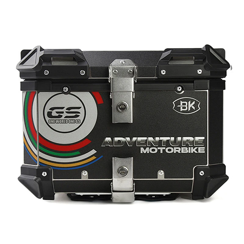 

65L/55L/45L/36L Rear Motorcycle Trunk Aluminum Tail Box Universal MotorBike Luggage Storage Case Suitcase Moto Top Box