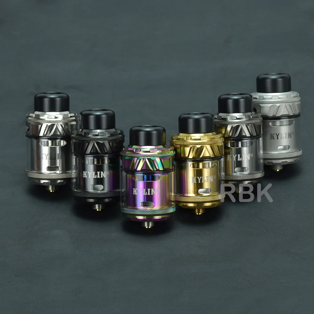 Waporyzator Kylin V3 atomizer do tanku RTA pojedynczy/podwójna cewka elektroniczny papieros vape 316 ze stali nierdzewnej vs Kylin M Kylin mini v2