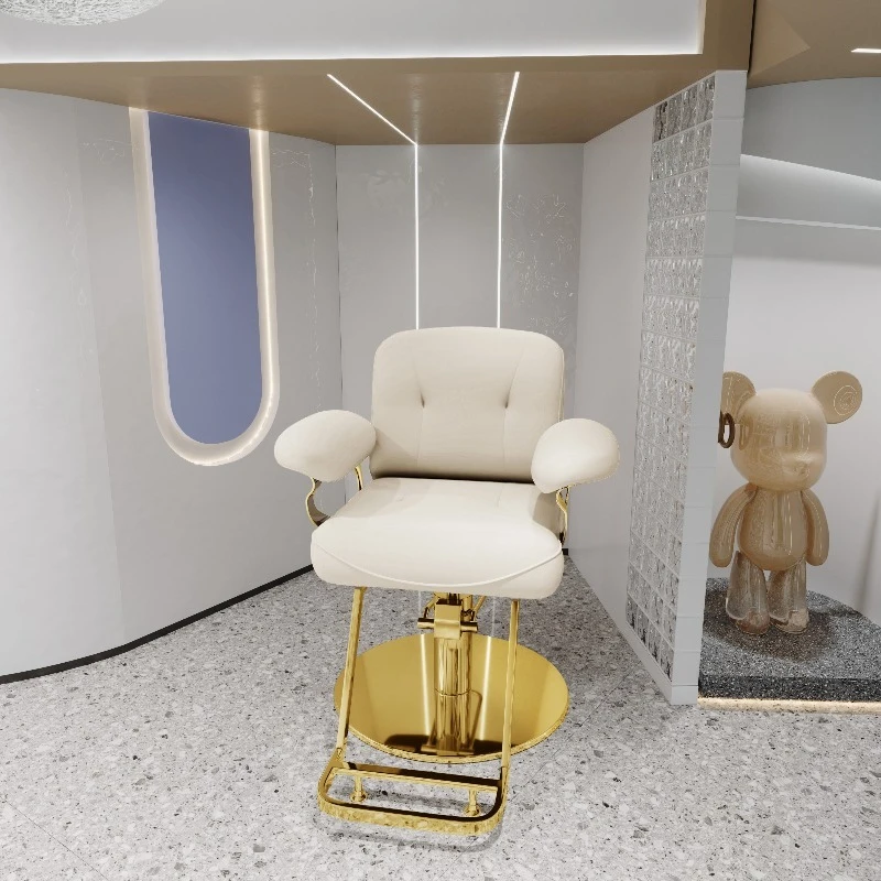 Ergonomic Design Barber Chair Comfortable Fashionable Mat Professional Barber Chair Elegant Beauty Friseur Stuhle Accessories