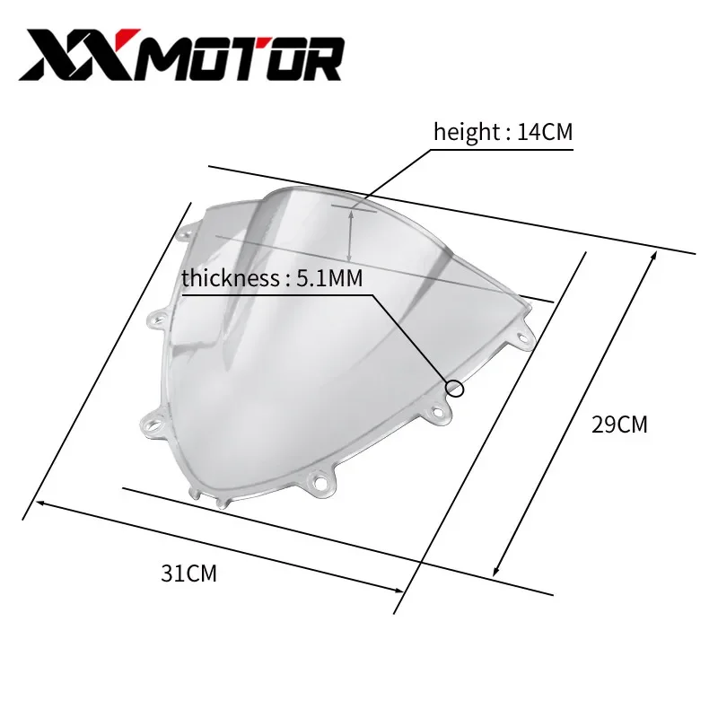 Windshield Windscreen shroud Fairing For HONDA CBR1000 2008 2009 2010 2011 CBR1000RR 08 09 10 11 CBR Motorcycle Accessories