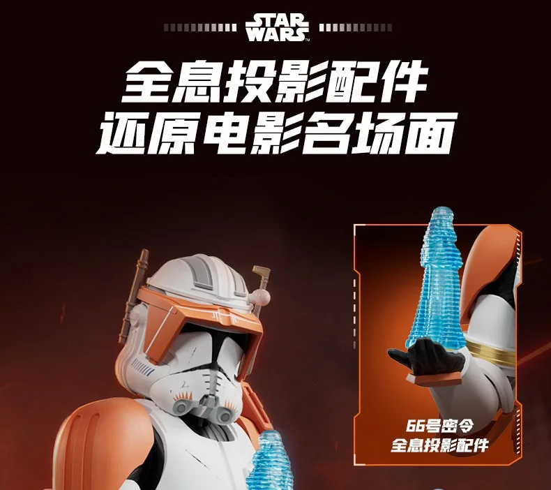 BLOKEES Neue Star Wars Bausatz-Figuren Beyond Edition Klon-Kommandant Cody Obi Wan Kenobi Montagemodell Ornament Spielzeug Geschenk – Detail 6