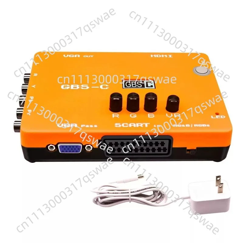GBS-C AIO OSSC Control RGBS/YPBPR/RGBHV To VGA/HDMI-Compatible Low Resolution Video Converter Adapter-US Plug XQ