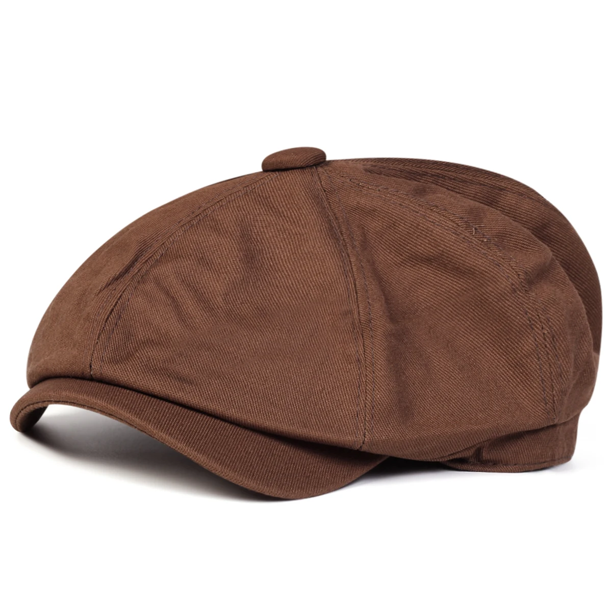 Herren Retro Newsboy Caps Genähte Baskenmützen Herbst Winter Vintage Maler Achteckige Hüte Gorras – Detail 5