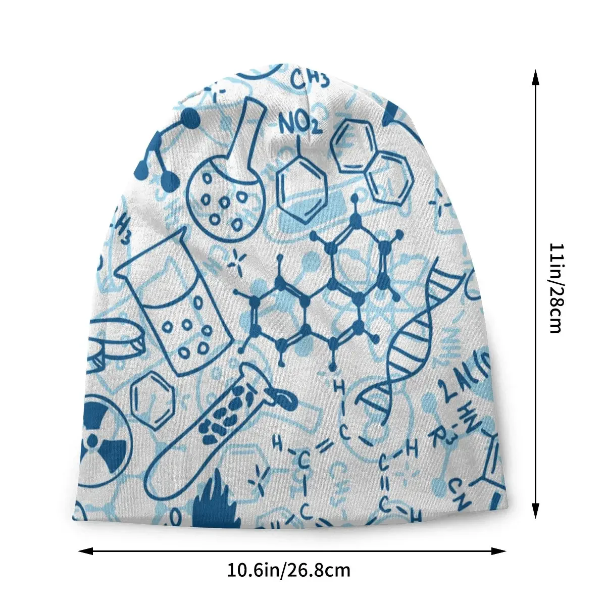 Chemistry Chemical Lab Caps Hip Hop Street Skullies Beanies Hats Men Women Female Spring Warm Head Wrap Bonnet Knitting Hats