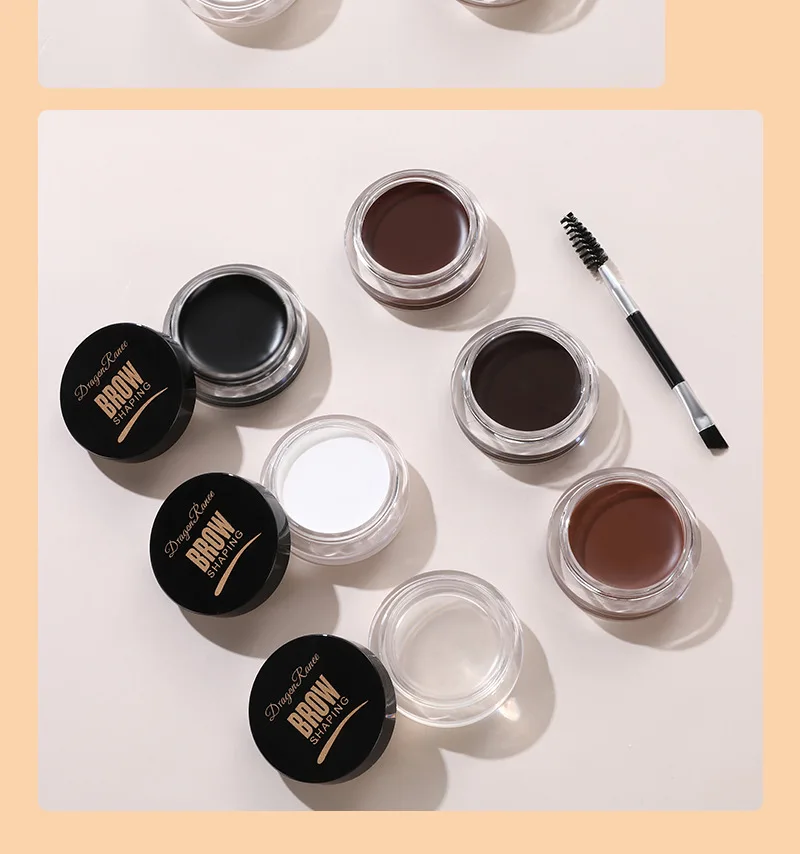 Dragon Ranee 6color Wild Eyebrow Styling Eyebrow Cream Styling Eyebrow Gel Soap Wax White Eyebrow Cream