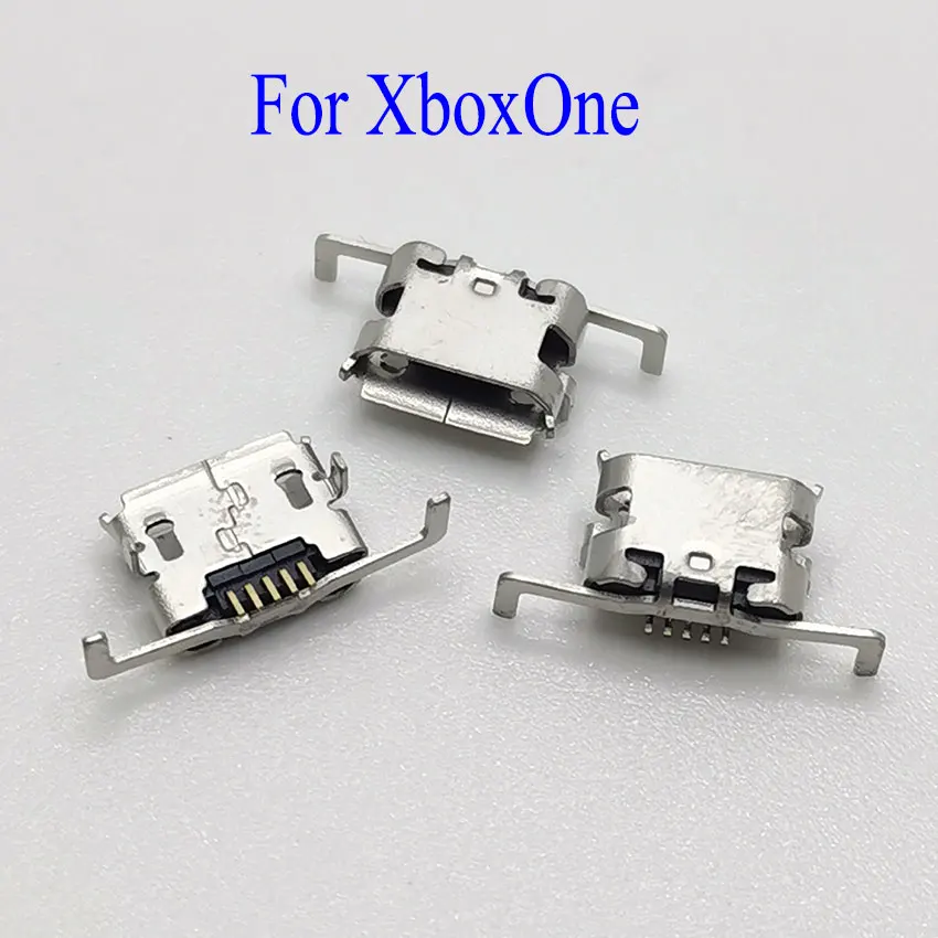 5pcs Micro USB Power Charging Charger Connector Socket Dock Port For Xbox One XboxOne Gamepad Controller Repair Parts