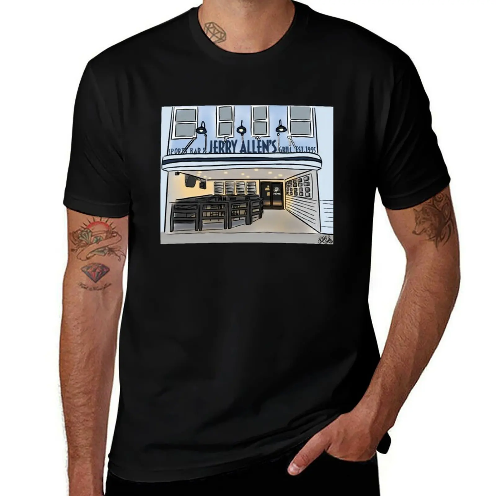 

Jerry Allen's Wrightsville Beach T-Shirt Holiday Party T-Shirt for Men