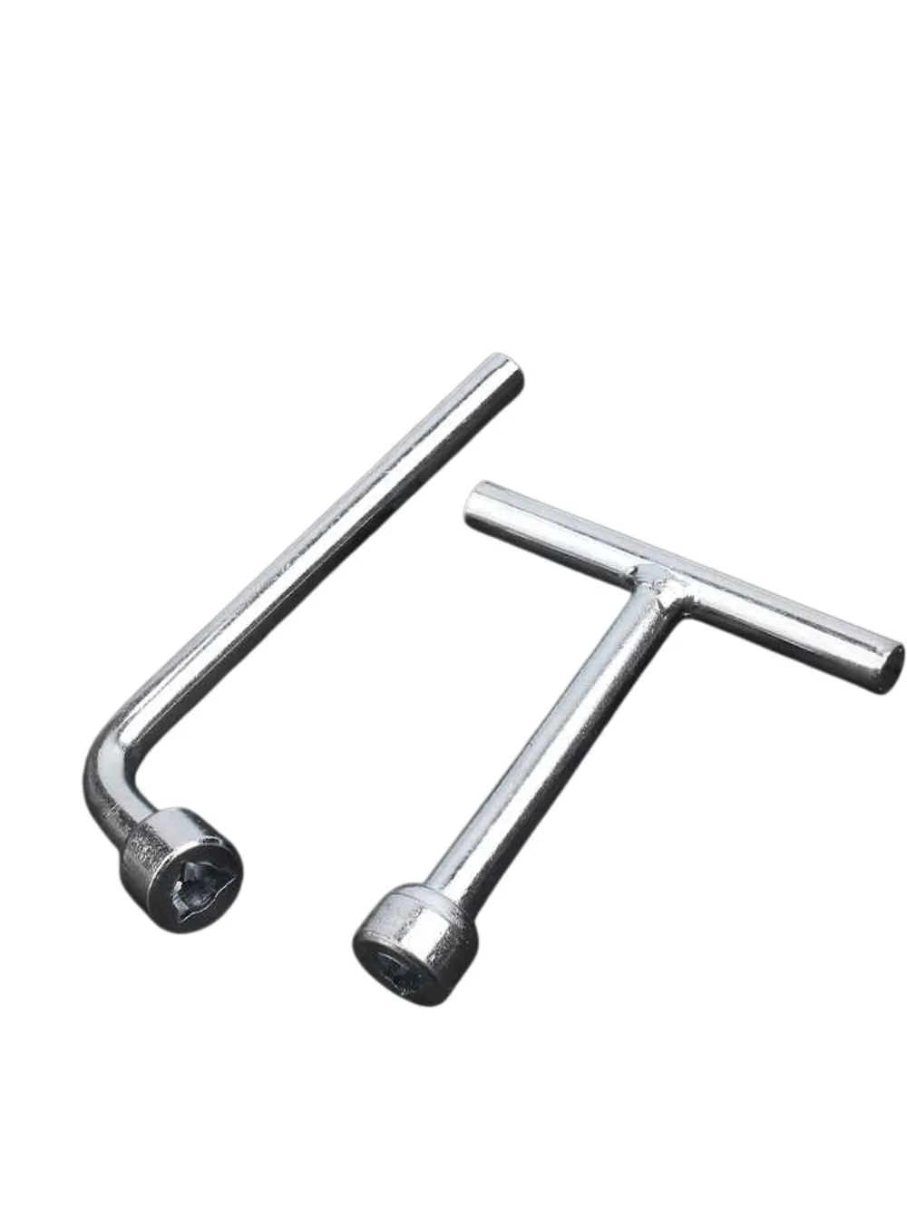 Street Lamp Anti‑Theft Screw Set, External Triangular‑Head L/T Bolt with Matching Triangular Hole Wrench for Outdoor Lighting