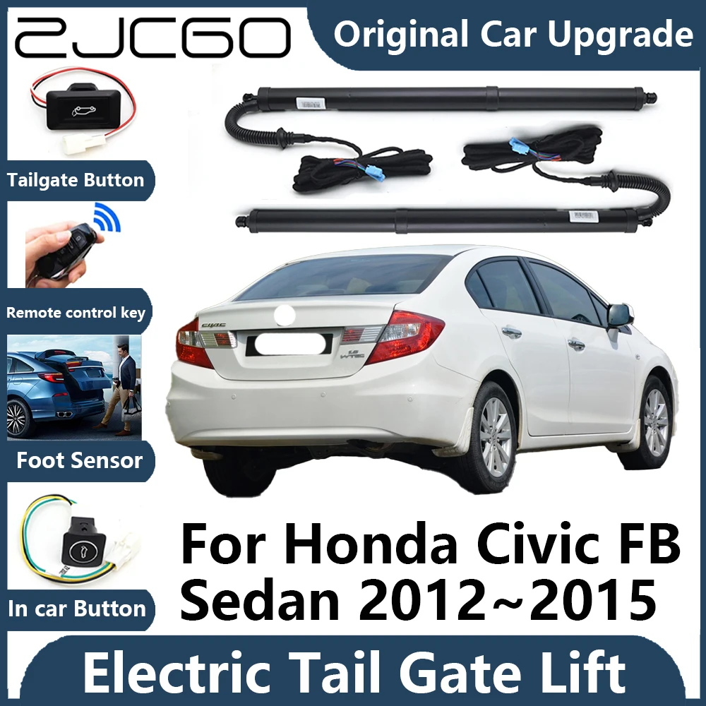 

ZJCGO For Honda Civic FB Sedan 2012~2015 Tailgate Electric Tail Gate Lift Prop Support Vehicle Power Rear Door Liftgate Strut