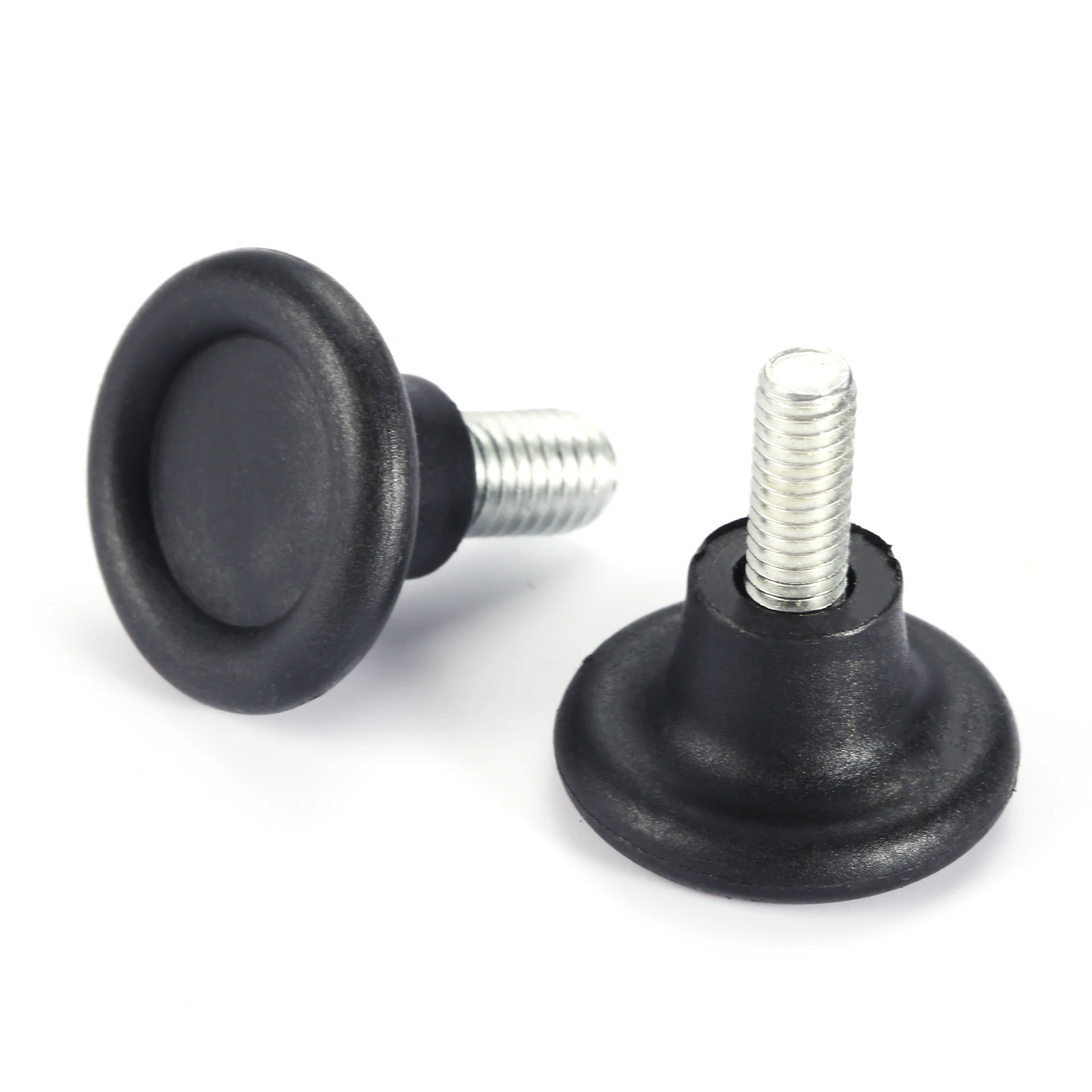 Almohadilla ajustable para pies de muebles de 5 o 10 piezas, tornillo de M6/M8, Perno de nivelación de 28-45mm de diámetro, pata de mesa, silla, sofá, Base, protege el suelo