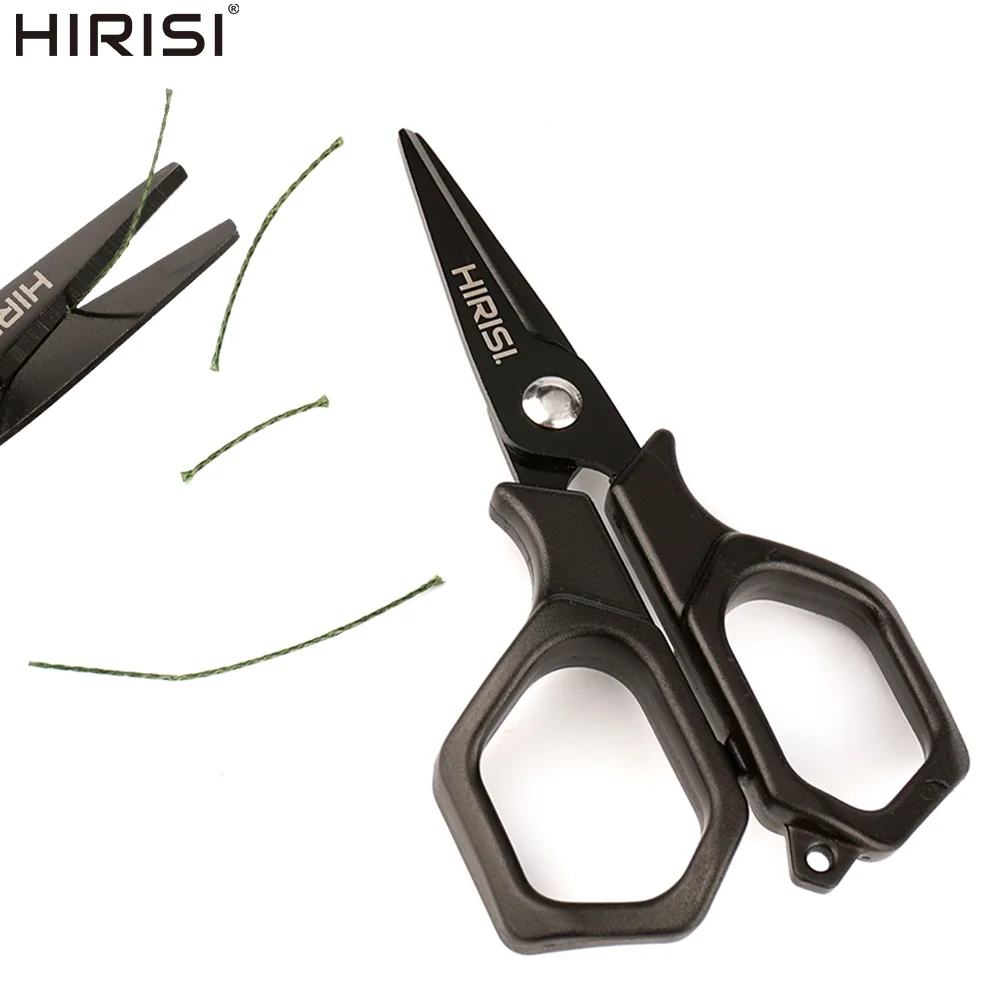 Hirisi tesoura de pesca de carpa, aço inoxidável, à prova de ferrugem, cortador de linha de pesca para trança/pe, alicate de pesca, ferramentas jd13