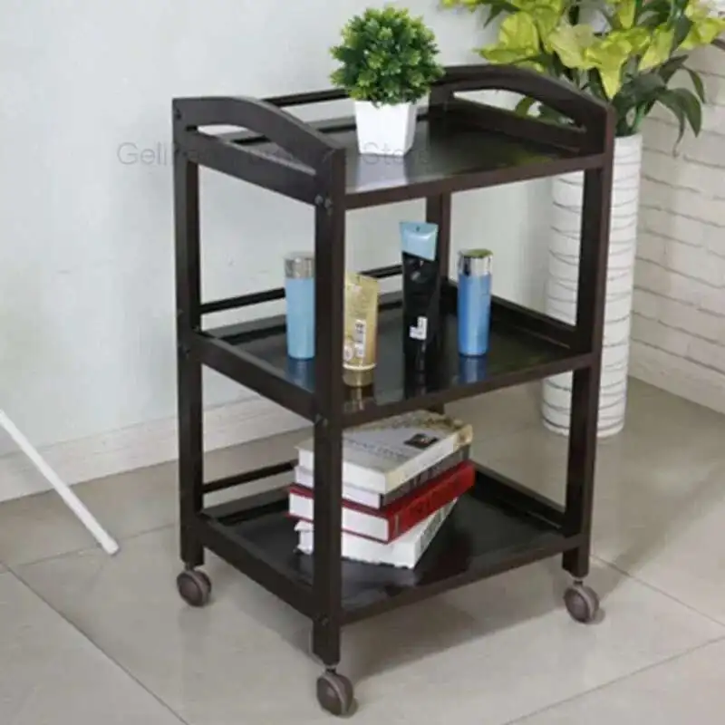 

Storage Cart Trolley Cart Professional Household Organizer Wheels Mobile Food Serving Storage Station Cosmetic Helper Beauty