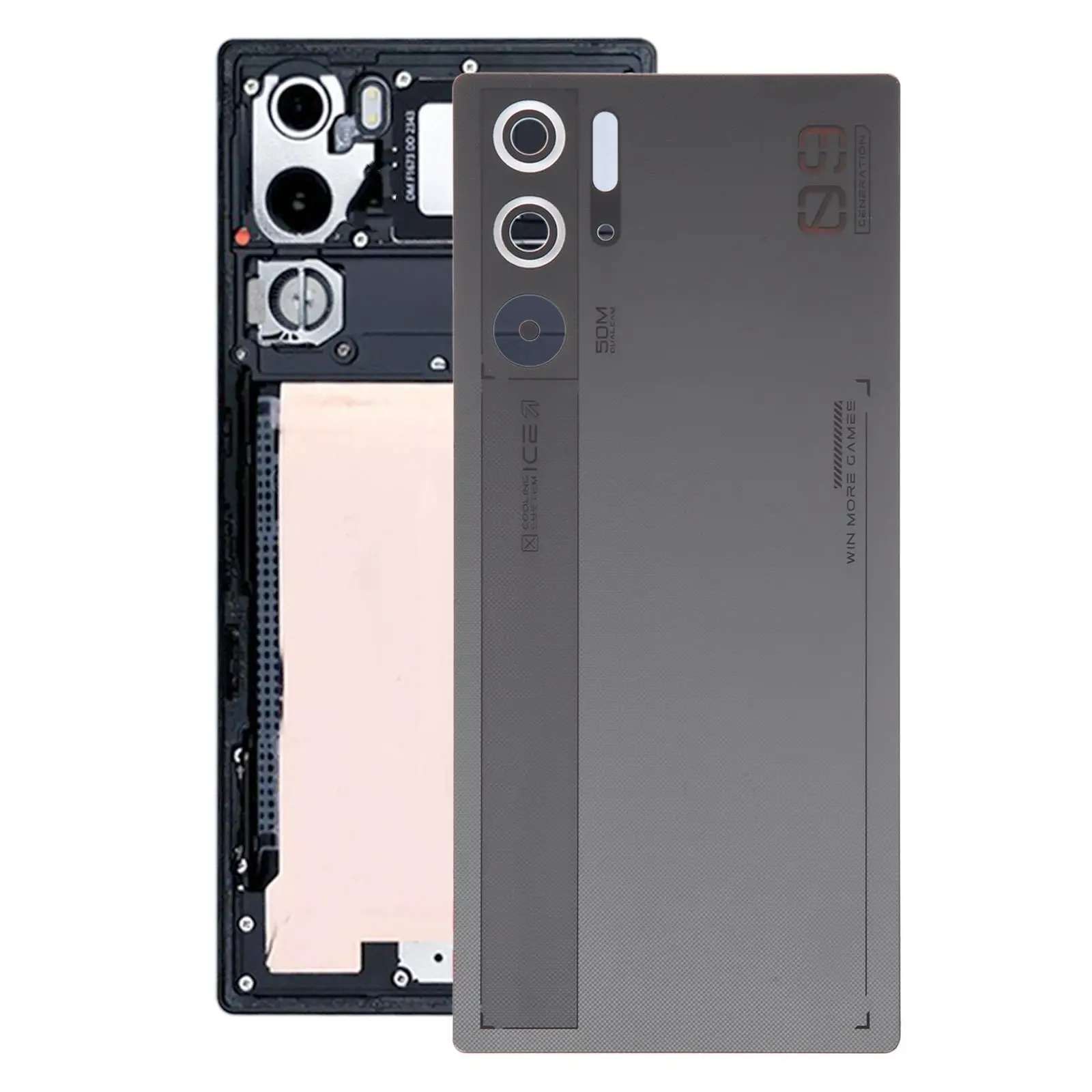 غطاء خلفي زجاجي لاستبدال أجزاء الهاتف ZTE nubia RedMagic 9 Pro #1