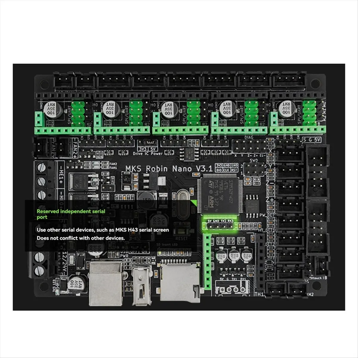 Nano V3.1 for 3D Printer Control Board 32Bit Motherboard Support Marlin2.0 Support TFT Core