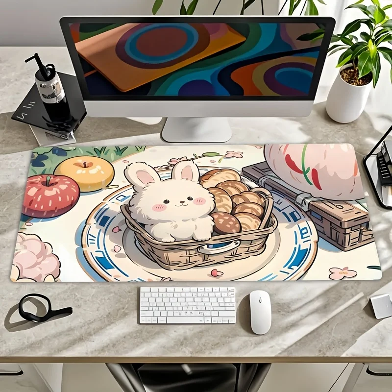 

Two-dimensional yuan oversized mouse pad, e-sports computer keyboard pad, male student dormitory office desktop non-slip pad