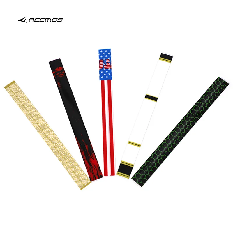 ACCMOS 15 stücke Bogenschießen Pfeil Schrumpf Wraps Wärmeschrumpfende Paster Aufkleber Wasserdicht für Jagd Schießen Pfeil Wellen Zubehör