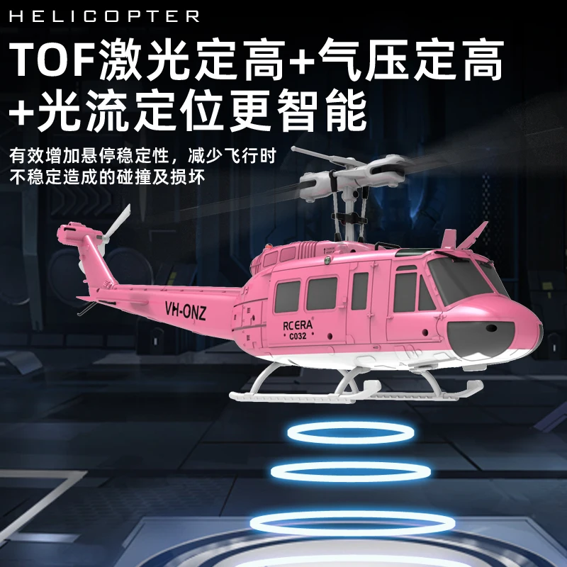 جديد Uh-1 Xiuyi C032 محاكاة ستة قنوات Aileron الحرة عكس تحلق حيلة هليكوبتر الكهربائية التحكم عن بعد نموذج طائرة