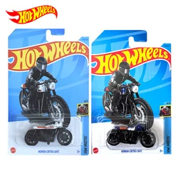 Original Hot Wheels Car Motorcycle Honda CB750 Cafe Children Toys for Boys 1/64 Motor Alloy Diecast Kids Juguetes C4982-141 Gift