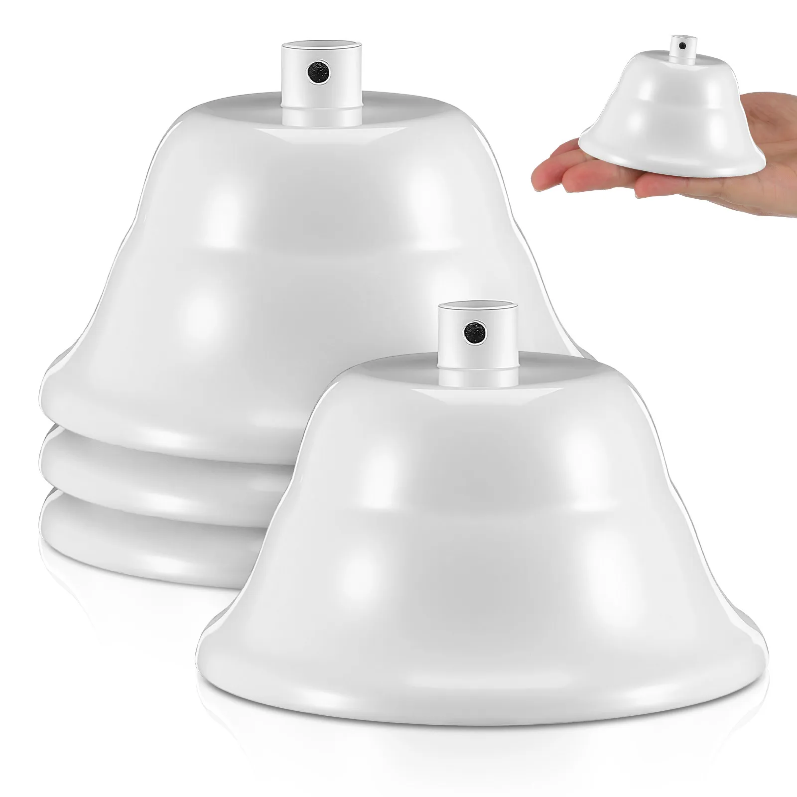 

4Pcs Ceiling Light Cover Plate Chandelier Canopy Kit Easy Install Mounting Plate for DIY Pendant Lamps Canopy Kit