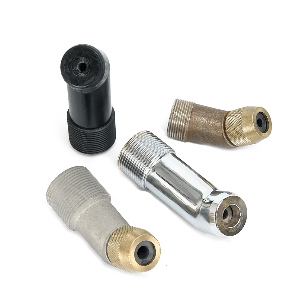 45 Degree Banana Arc Elbow Sandblasting Gun Punch Nozzle, Wear Resistant Boron Carbide Blast Tip For Dead Corner Clean