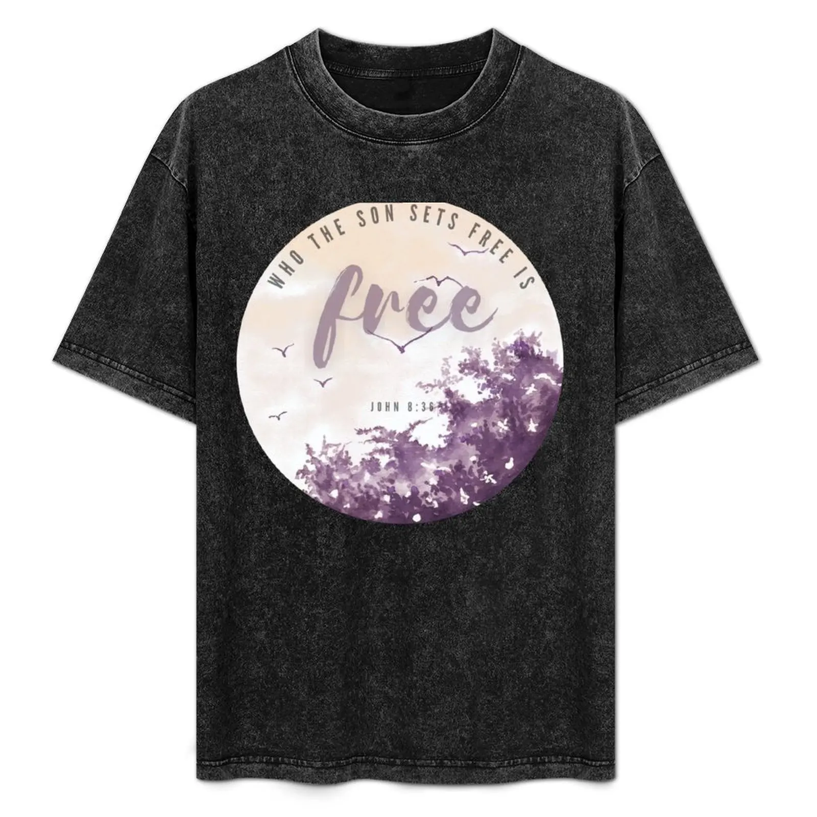 Totally Free T-Shirt Trendy Print Short Sleeve T-Shirt