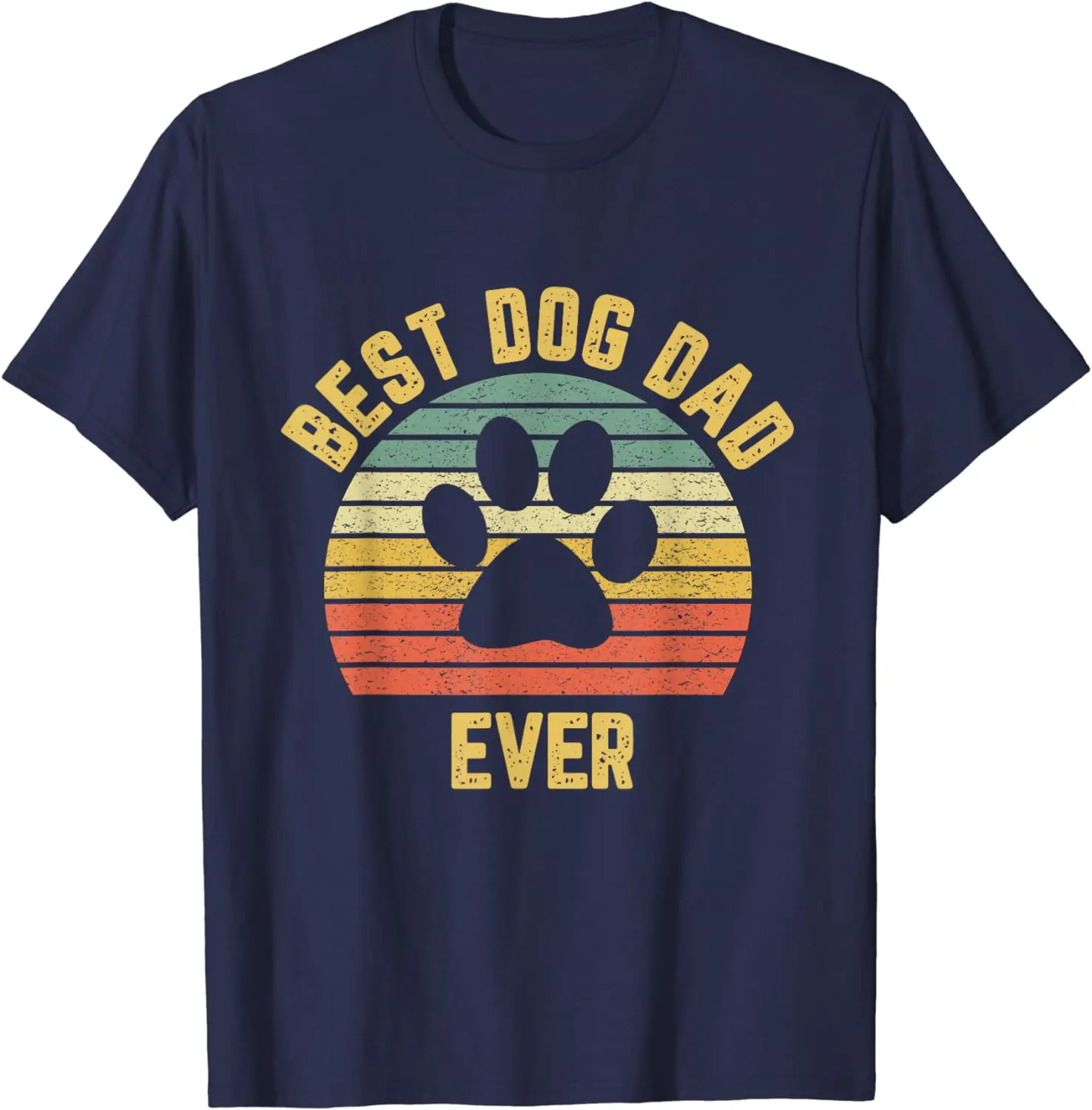 Vintage Dog Dad Shirt Cool Father's Day Gift Retro T Shirt T-Shirt