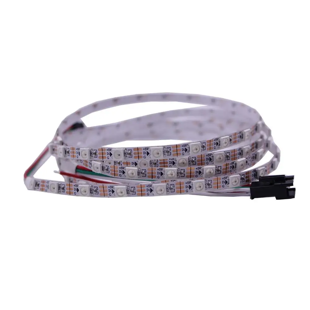 LED Strip light WS2812B ws2812 5mm 10mm narrow width Programmable Individual Addressable 60Pixels/m RGB Dream Color lamp