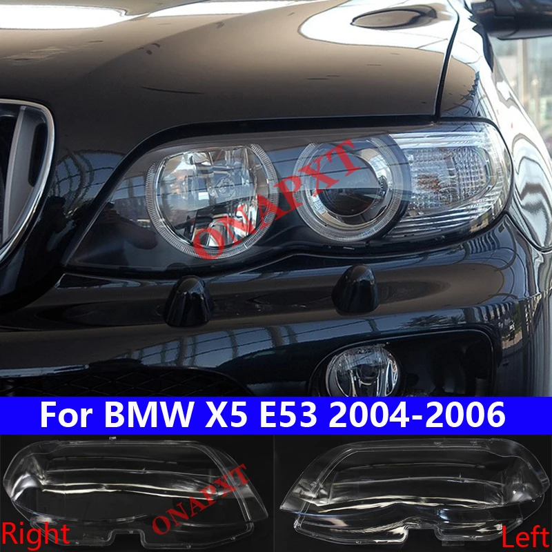 

For BMW X5 E53 2004-2006 Car Front Headlight Cover Auto Headlamp Lampshade Head light Lamp Lampcover Glass Lens Shell