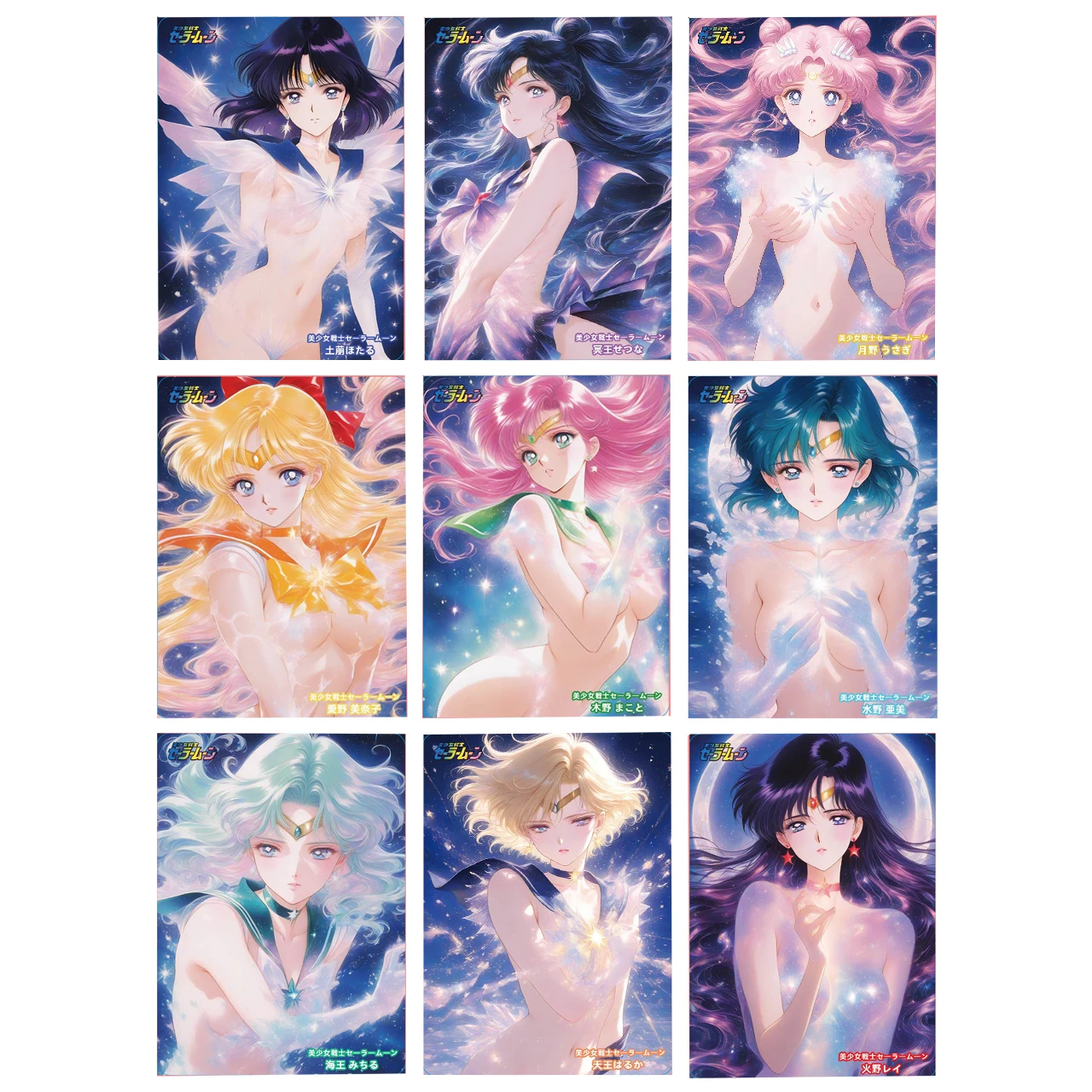 

Коллекционные складные флеш-карты «Аниме Сейлор Мун: Секретная серия вселенной» с милыми персонажами: Цукино Усаги, Айно Минако, Мизуно Ами