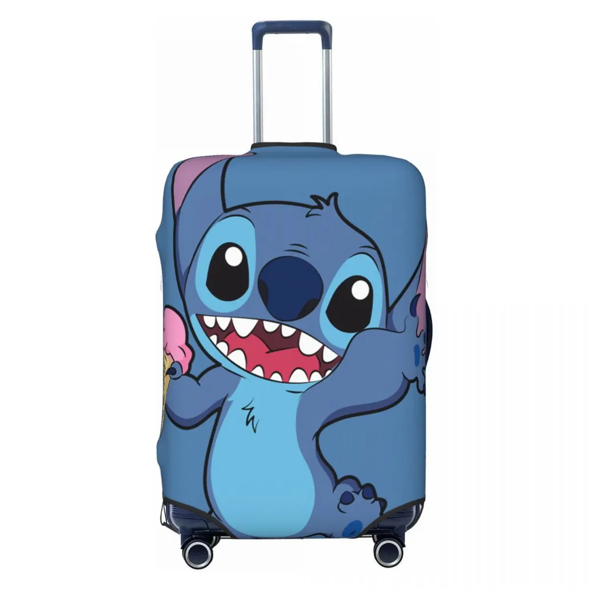 

Custom Little Monster Stitch Luggage Cover Protector Cute Cute Cartoon Travel Suitcase Protective Cover for 18-32 Inch
