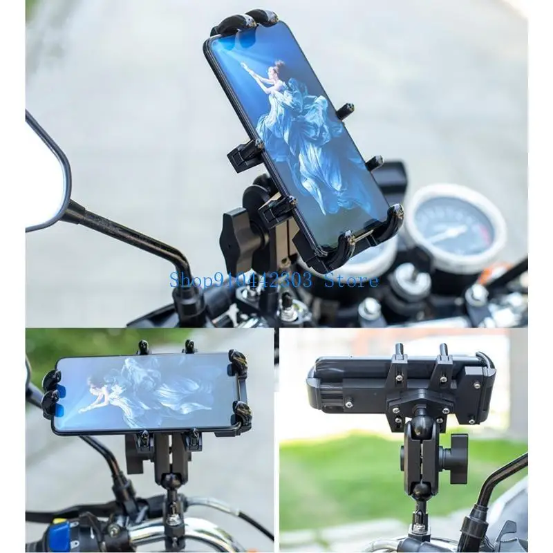 L4md suporte do telefone da bicicleta universal guiador clipe suporte montagem