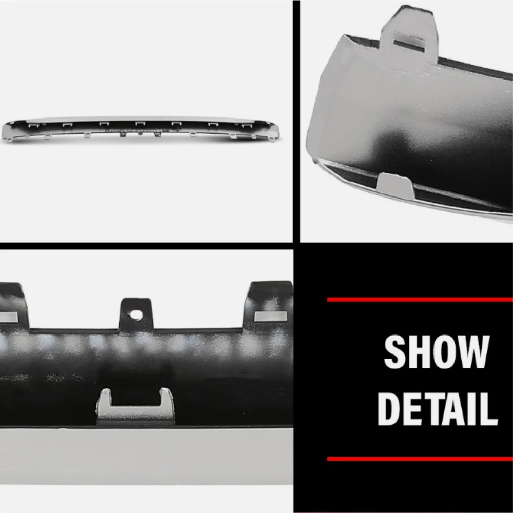For Audi A8 S8 2014-2017 car front bumper lower lip chrome decorative strip OE: 4H0807110C