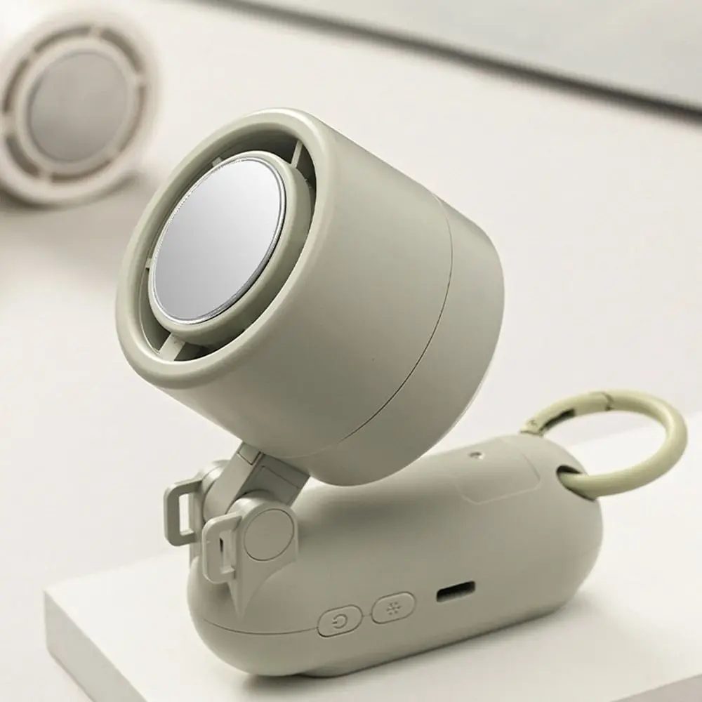 

Semiconductor Refrigeration Mini Handheld Fan LED Display High-speed Foldable Desk Fan Low Noise Rechargeable Small Electric Fan