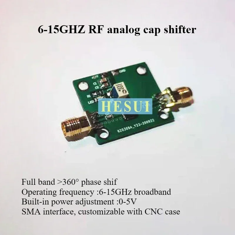 X-band phase shifter 6-15G analog tunable electrically tuned RF broadband