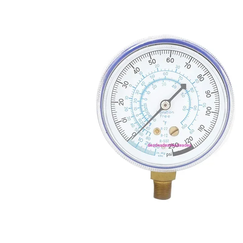 Radial Freon Meter, High Pressure Seismic Pressure Meter Household Air Conditioning Fluorinated Refrigerant Meter