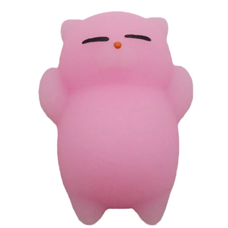 for Cat Lovers Toy Angry for Cat Figurine to Press Pinch Soft Squeeze Toy for Kids Calm for Focus Concentration T