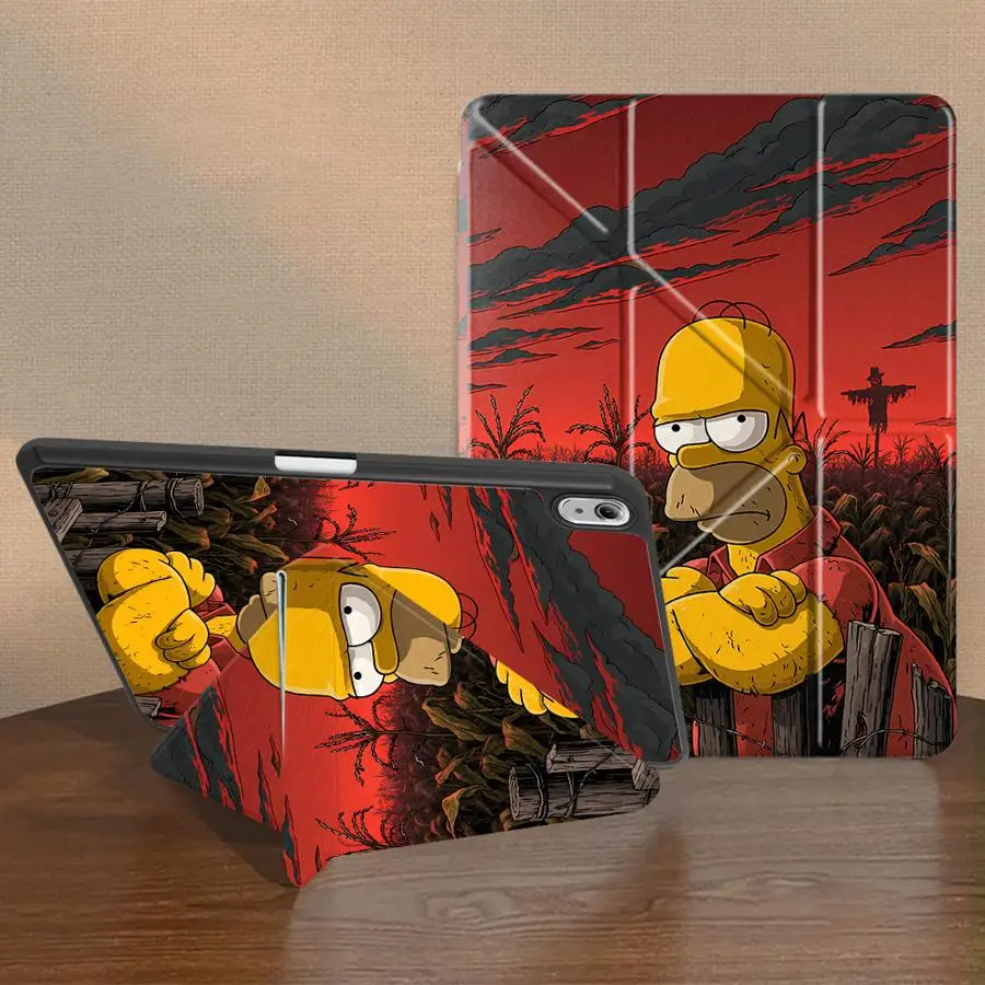S-Simpsons H-Homer Jay With Pen Slot Cover Tablet Case For Samsung For Galaxy Tab S9 FE A8 2022 A11 Plus S7 FE S8 S10 S9+ S7+