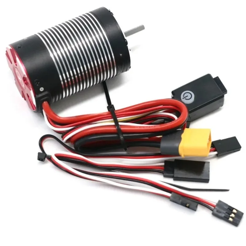 540 2300KV Sensored Brushless Motor Built-in 60A ESC 2-in-1 Power System for 1/10 RC Crawler Climbing Car