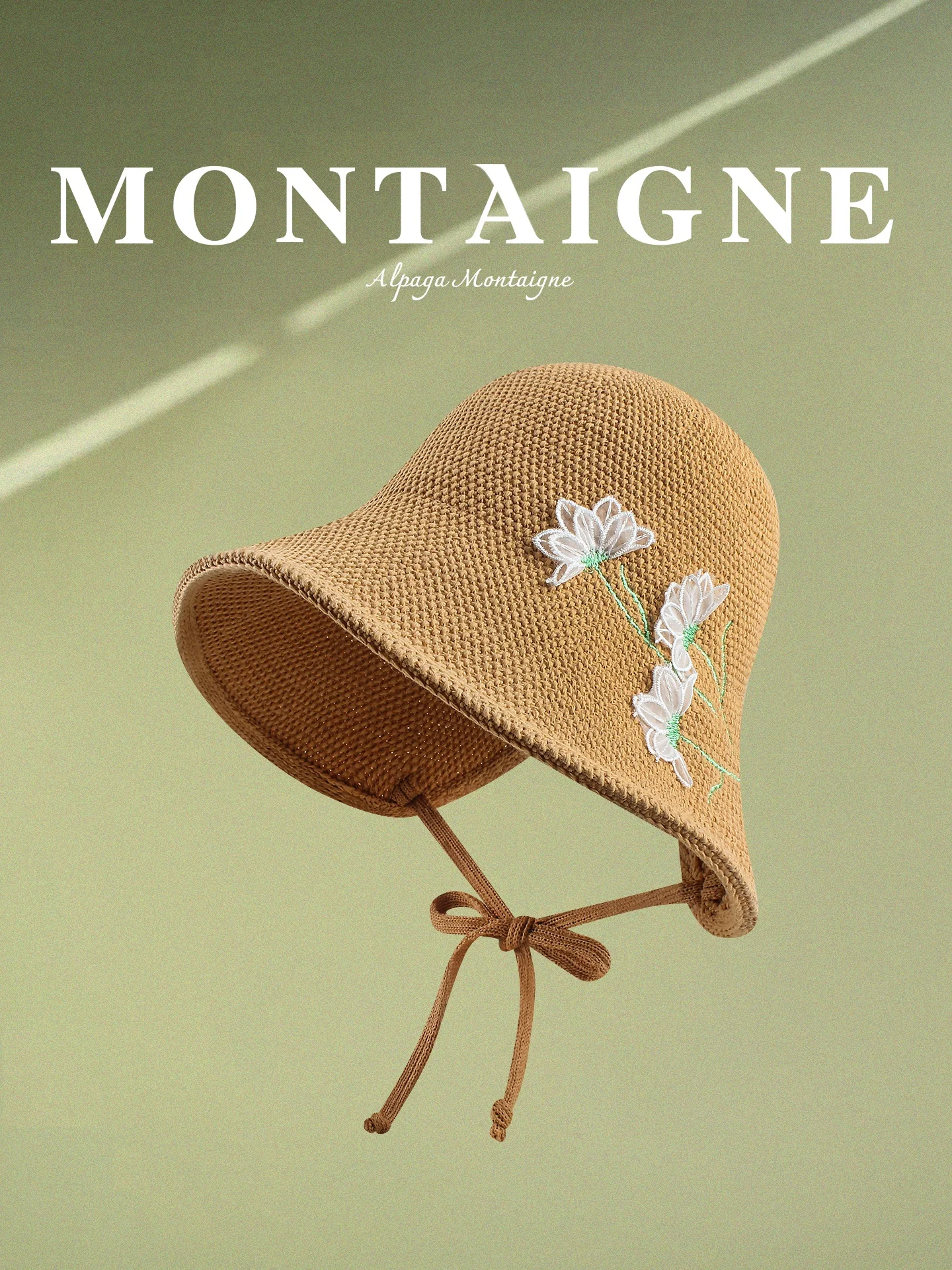 alpaga-montaigne-sun-hat-summer-anti-uv-large-head-circumference-breathable-adjustable-fisherman-cap-floral-pattern-women's-hat