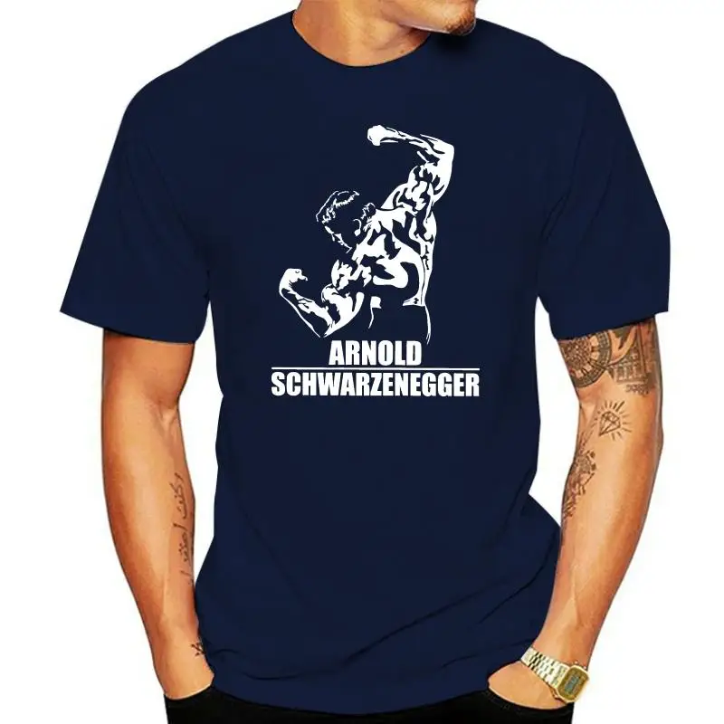 2022 New Cool Cotton Man T-shirt Best Sleling Design Free Shipping Arnold Schwarzenegger T-Shirt