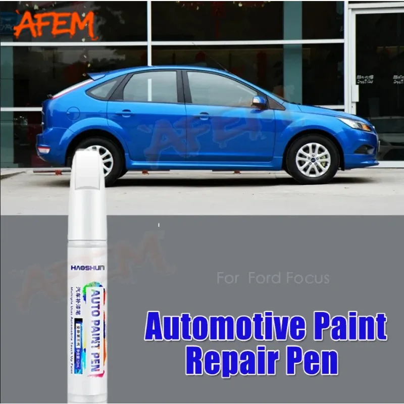For Ford Focus Touch Up Paint Scratch Removal Repair Paint Car Paint Protection Clear Coat Pen Techno Silver Crystal Solid White