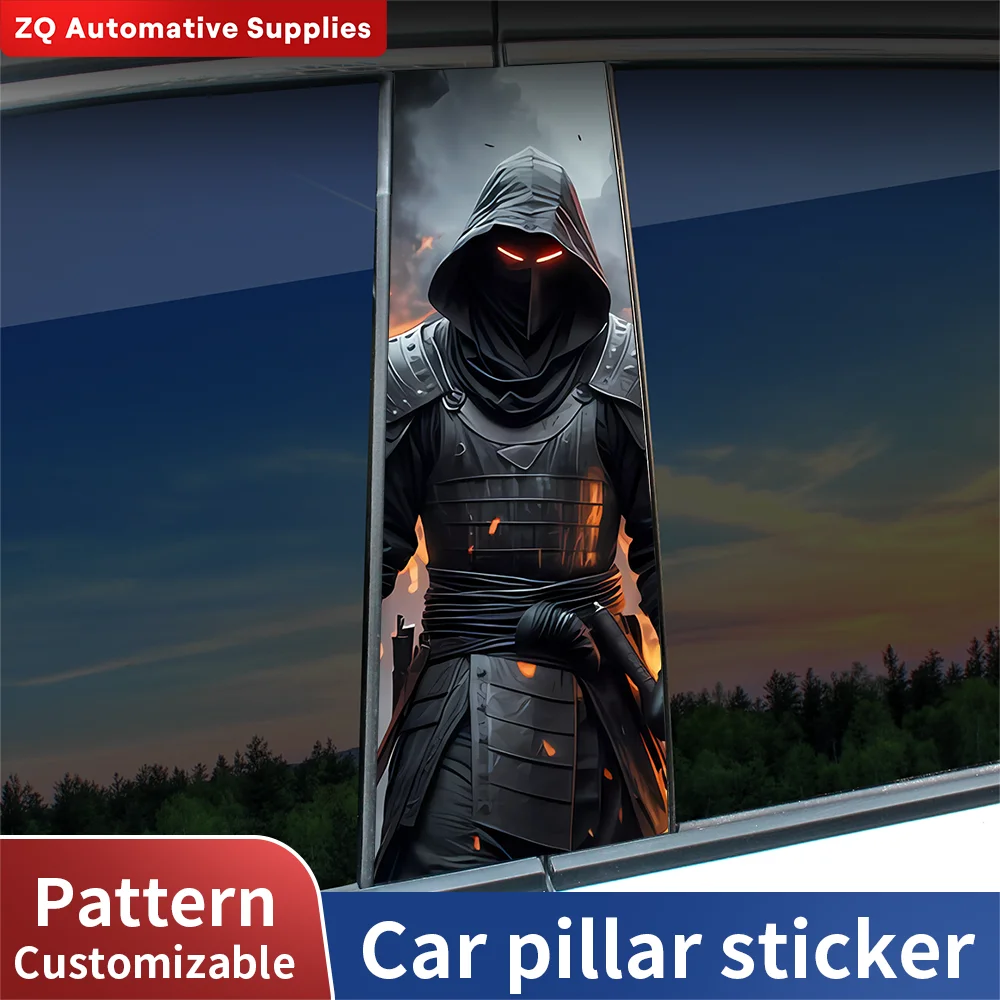 

Ninja Car Stickers Auto B Pillar Waterproof Decoration Cover Scratches Sunscreen Car Doors Pillar Vinyl Decals Auto Accessories