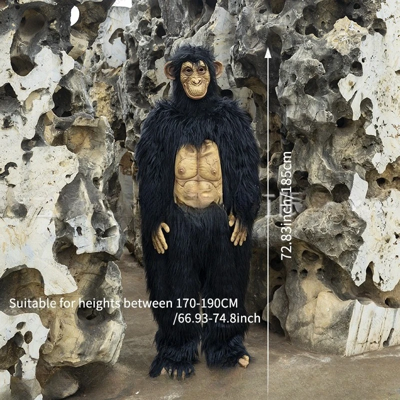 Gorilla Full Body Show Suit Holiday Celebration Halloween