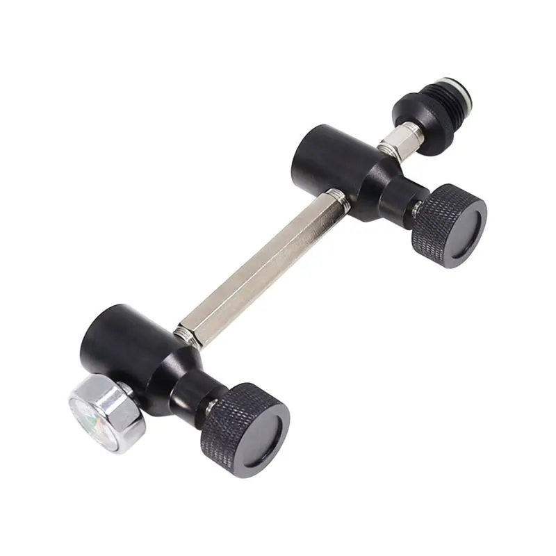 CGDS-Outdoor Sports Inflator Head G1/2 - Connects 2 Gas Cylinders, Long-Lasting And Reliable