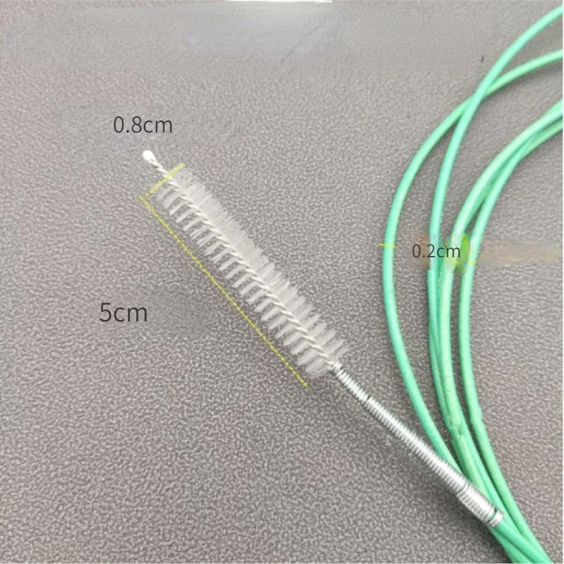 1 randomly colored car sunroof drain hole unclogger, door pipe cleaning brush, and blocked fuel tank drain pipe