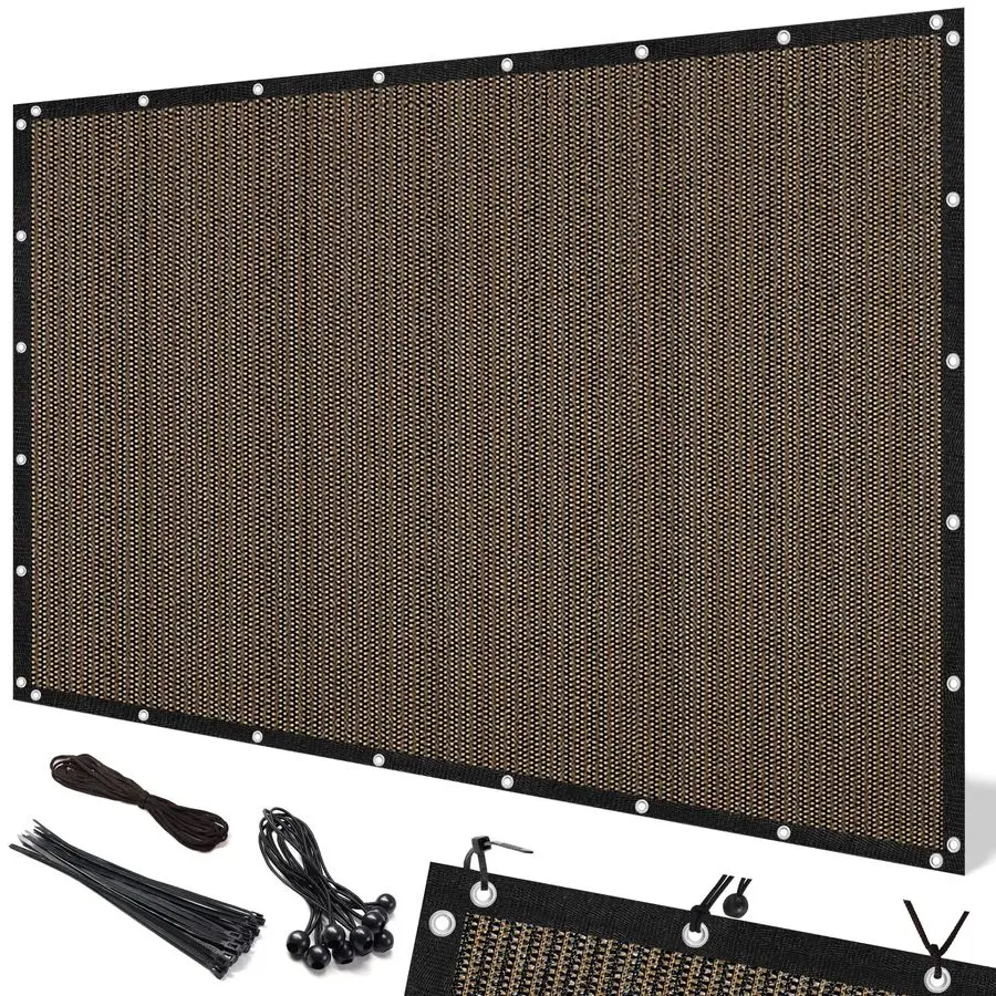 

Pergola Shade Cover with Grommets 10x12 FT 90 UV Block Outdoor Sun Shade Cloth Privacy Screen for Patio Customized Available Moc