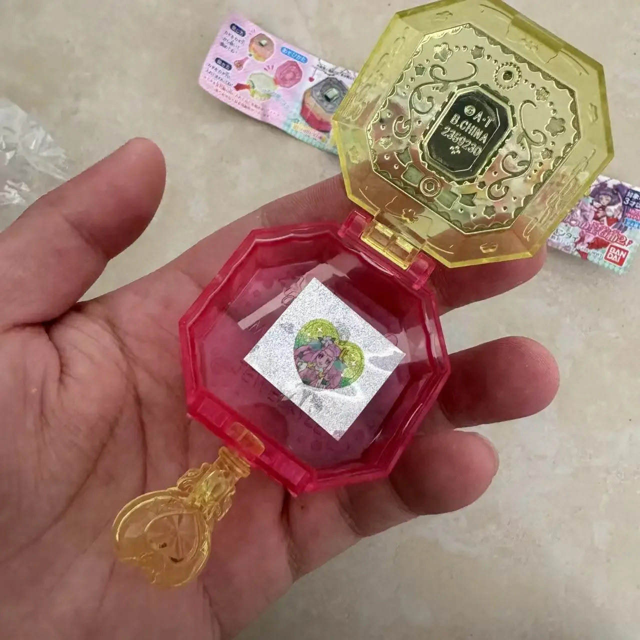 Genuine Gacha Magic Transforms Pretty Cure Precure Transformer Gemstone Storage Box Gacha Figure Model Toys